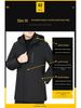 Men's Winter Hooded Mid-Length Cotton Coat for Seniors - Thick, Plus Size Padded Jacket