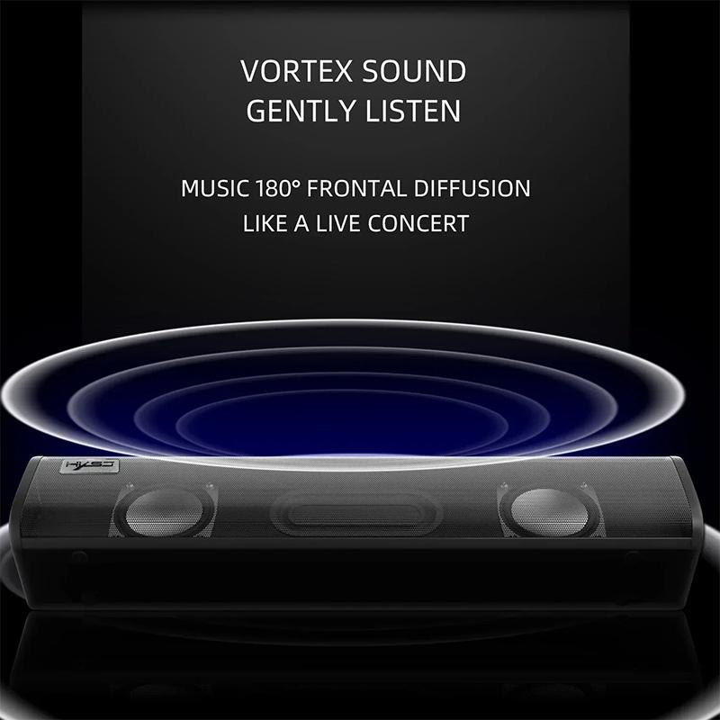 Portable 3D Stereo HD Sound Computer Speaker Sound Box Home Theater Soundbar Mini Subwoofer Desktop Sound Bar for Tv Office Game
