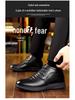 Men's Winter Wool-Lined Leather High-Top Non-Slip Shoes