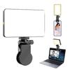 Mini Fill Light LED Pocket Video Lighting Clip-On Portable Selfie Lamp For Live Vlog Camera For iPhone/iPad/Macbook Laptops Use