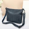Design-inspired Single-shoulder Bag, Niche Large-capacity Commuter Bag, Cowhide Texture Crossbody Bag Casually