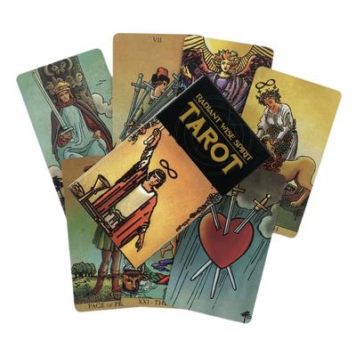 Radiant Wise Spirit Tarotkarten von Rider Divination Deck Englische Versionen Edition Oracle Board Spielen INK Tischspiel für Party