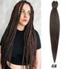 Fluffy EZ Large Three-Color Silk Braid Wig - Low-Temperature, Flame Retardant Styling