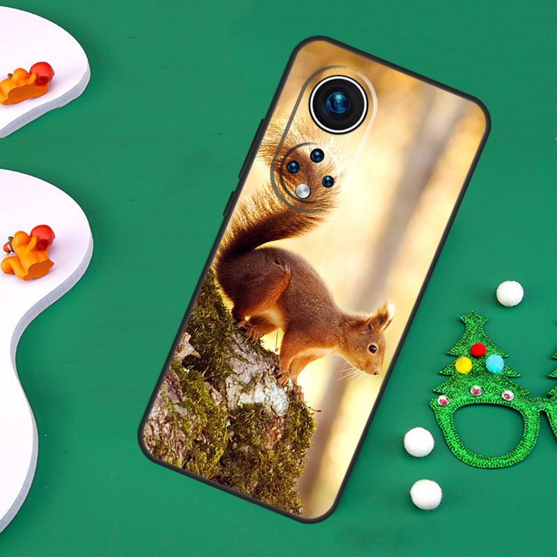Squirrel Case For Honor Magic 7 Pro 6 5 50 70 90 200 Lite X9b X9a X8a X8b X7a X6a X8 X9 X9c Cover