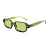New European and American fashion square small frame color-changing sunglasses men's sunscreen sunglasses women's
