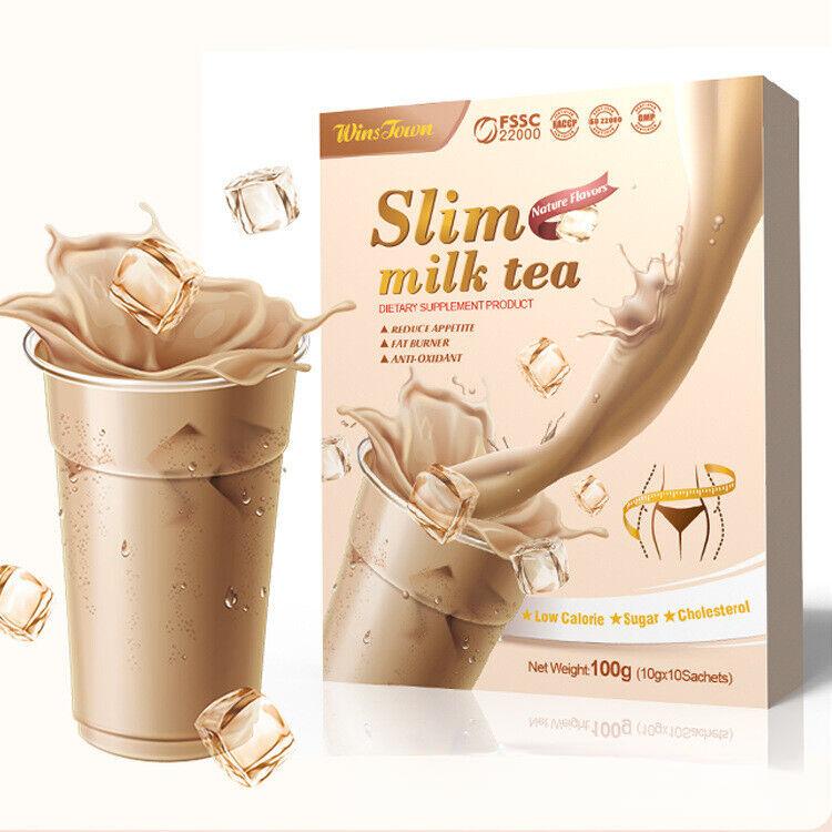 Genuine Slim Milk Tea Original Tea Belly Fat Burning Weight Loss Detox Tea 100g