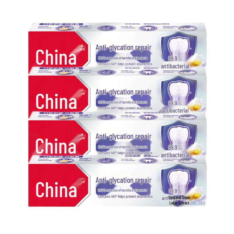 

Zhonghua Anti-Sugar Enamel Repair Toothpaste - Ice Clear Snow Lotus 90G (4-Pack)