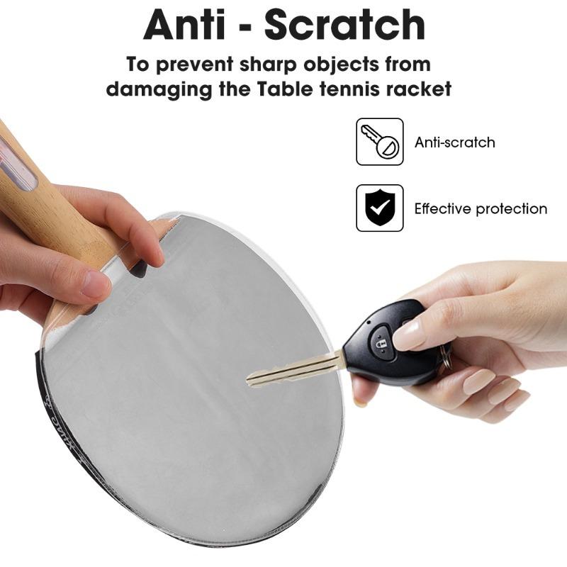 Transparent Maintenance Cover Table Tennis Racket Rubber Protection Film Tool Ping Pong Racket Protective Film Sticky 1-10pcs