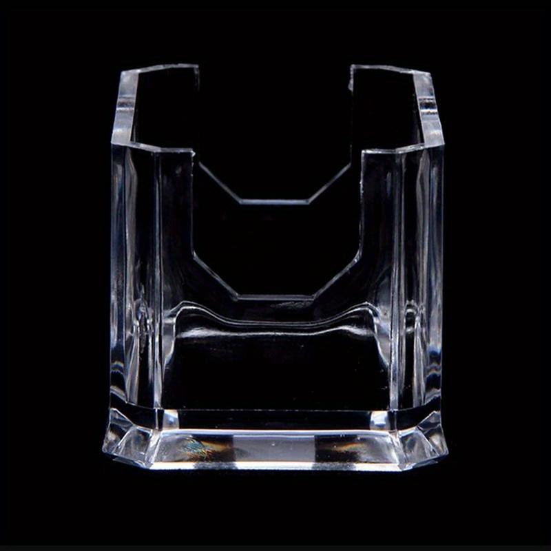 Genomskinlig Akryl Förvaringslåda för Tepåsar Sötningsmedel Hotell Restaurang Bord Sockerpåse Sorteringsfodral Hemorganisatör