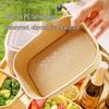 Kraft Paper Disposable Food Containers with Lids