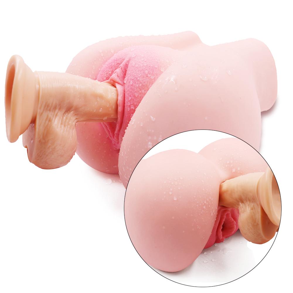RUNYU 3D Big Ass 3.6kg Sex Dolls Silicone Artificial Vagina Pussy Male Masturbator Sexy Toys Adults for Men 18+
