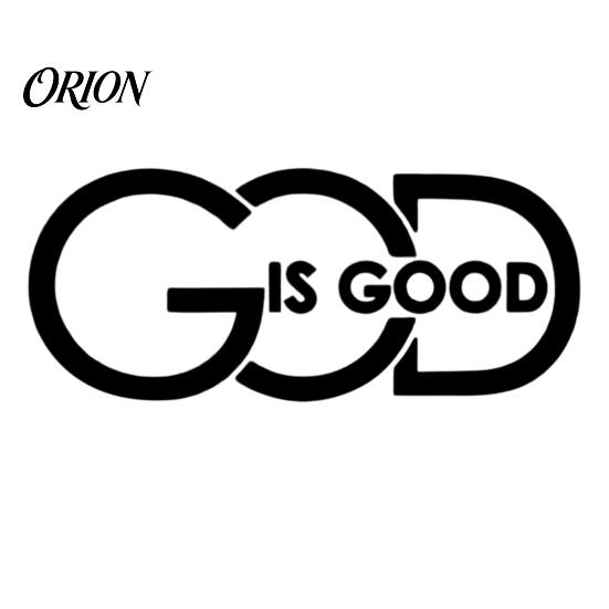 Car Body Trim Stickers God Is Good Sticker, Reflective Waterproof PVC Decal, Scratch Cover Decals Sunproof Exterior Decoration Accessories for Trucks