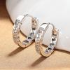 Earrings Women'S Chain Earrings Cold Wind Ear Buckles Niche Design Sense Plain Ring Personality Men'S Earrings Tide