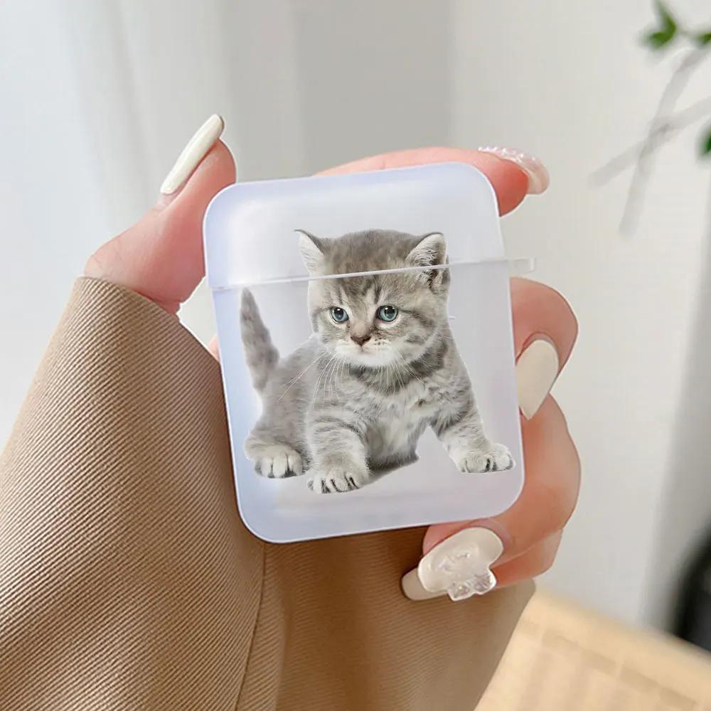 Cute Animal Cat Earphone Case for Airpods 4th 3rd Pro 3 2 Shockproof Covers for Airpod 2 3 1 Protective Accessorie Shell Fundas