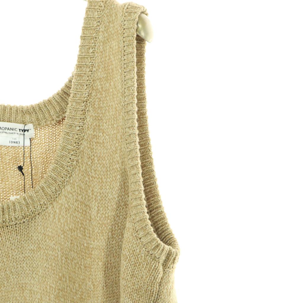 Ungetragenes Ciaopanic lame Ärmellos U-Ausschnitt Best ONE beige Damen Gebraucht