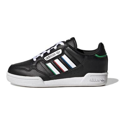 Originals Continental 80 Stripes Comfortable Casual Durable Low-Top Kids Skate Shoes Kids Sneakers Black GW6649