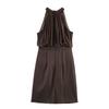 European and American summer new French retro fashion temperament high-end sleeveless commuter dress