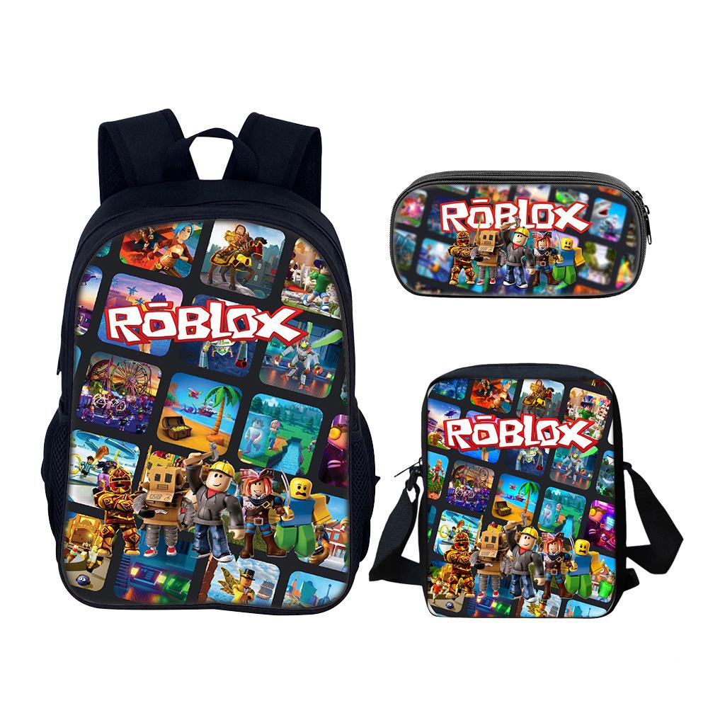 Roblox Anime Dreiteiliges Set für Jungen, Mädchen und Grundschüler (Auf Lager)