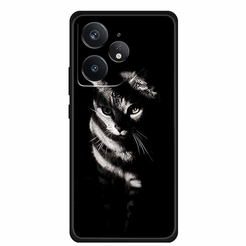 For Realme Neo 7 5G Phone Case Black Silicone Soft Back Cover For Realme Neo7 x Neo 7x Neo7x Neo 7 SE Neo7 SE Case Coque Funda