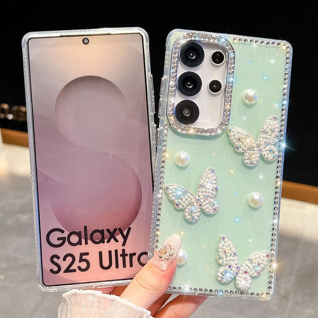 Samsung S11Ultra Mobile Phone Case A11 Flash Diamond A11 Pearl Butterfly S11FE Anti-drop A11 Protection