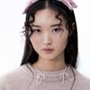 Eireve TWIN BOW PEARL CHOKER NECKLACE_BABY PINK