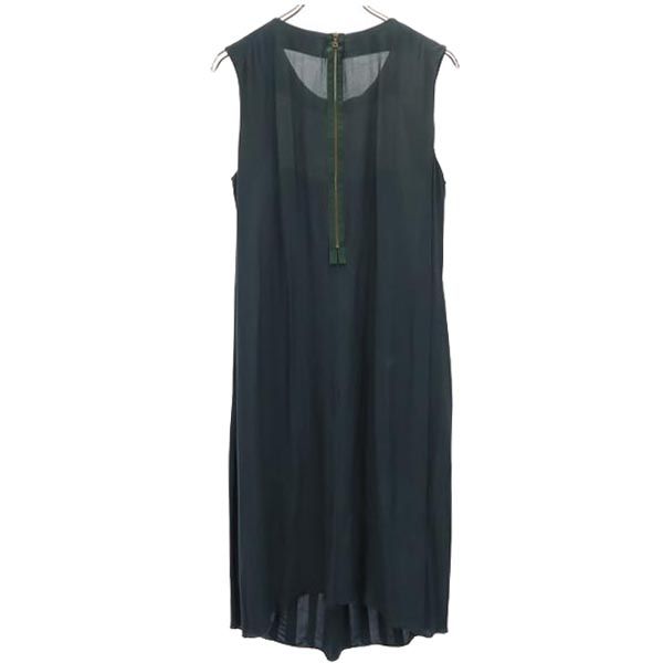 MARNI made in Italy No sleeve one piece 42 Green system Back zip Women Used