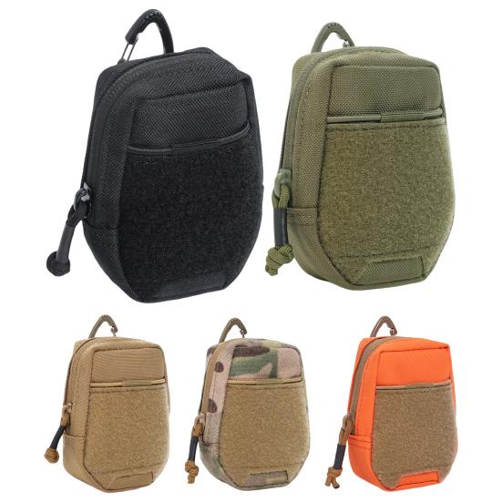 Gürteltasche, Mehrzweck-Mini-Schnallentasche mit Reißverschluss, Aufbewahrung von Reiseutensilien aus Nylon, Bergsteigen, Wandern, Gürteltasche zum Aufhängen für den Außenbereich