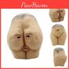 Livslik Halloweenfestmask med Miljövänlig Latex Rumpa Huvud Design