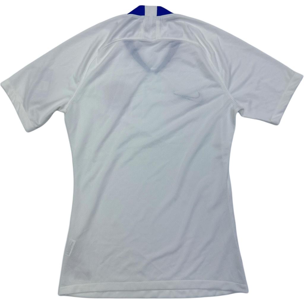 Nike Chinese Super League Shijiazhuang Yongchang Player Edition V-Neck Pullover Comfortable Short Sleeve Football Shirt Men Tops CI5950-104