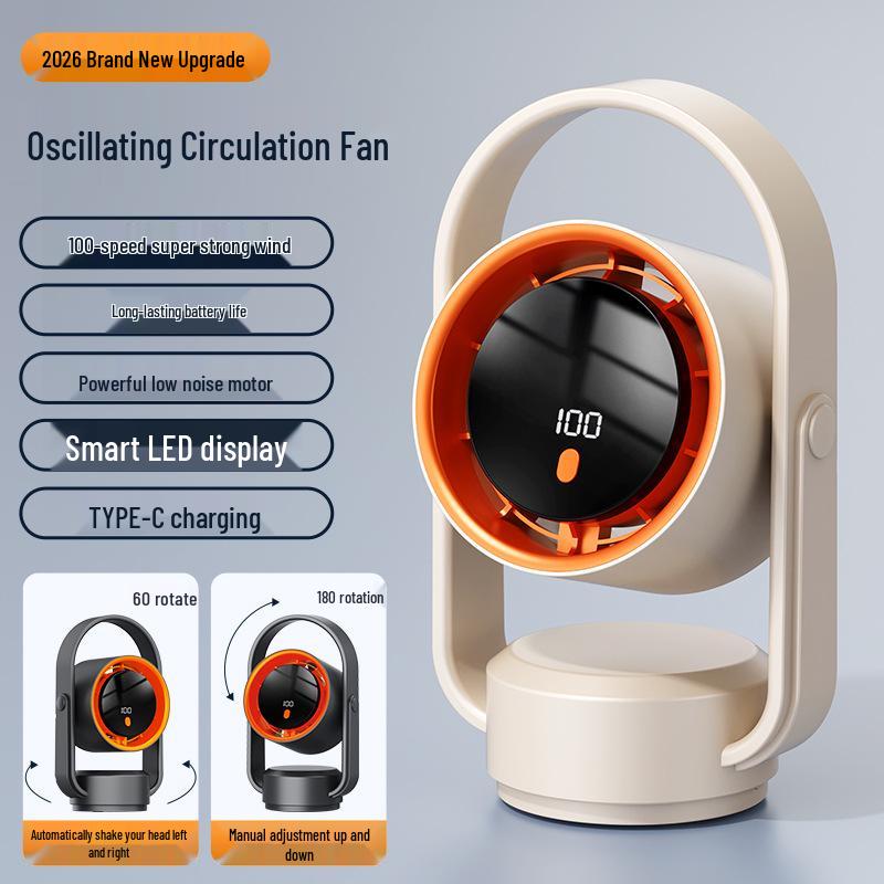 

Portable USB Charging Fan: Leafless, Desktop, Wall-Mounted, Outdoor Camping, Electric Fan with Humidifier USB Oscillation бежевый