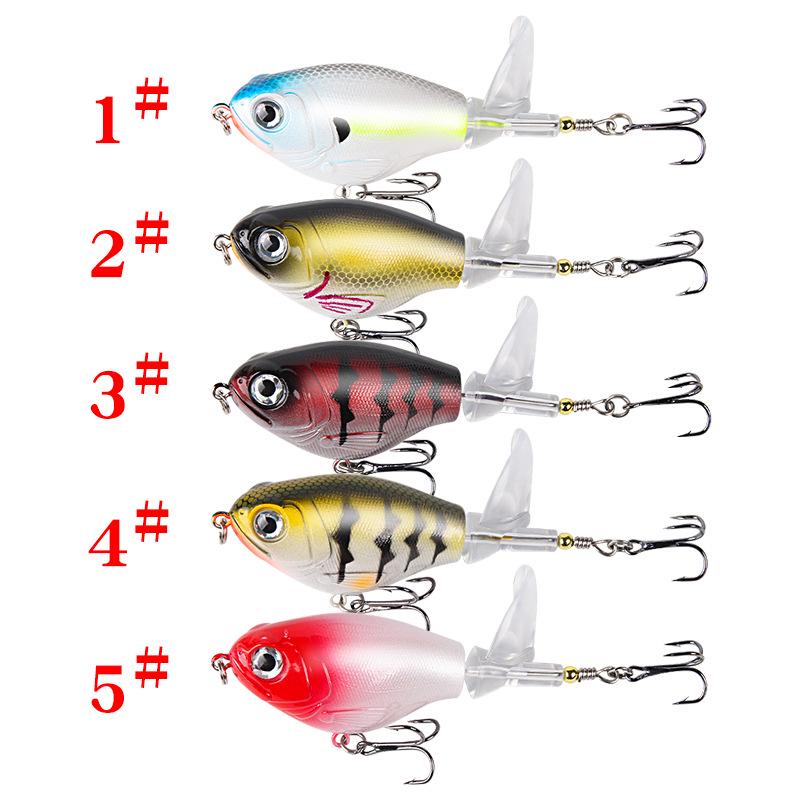 Little Fatty Propellergeräusch Oberflächenköder 11.5g/16g - mit verbesserten Drillingen