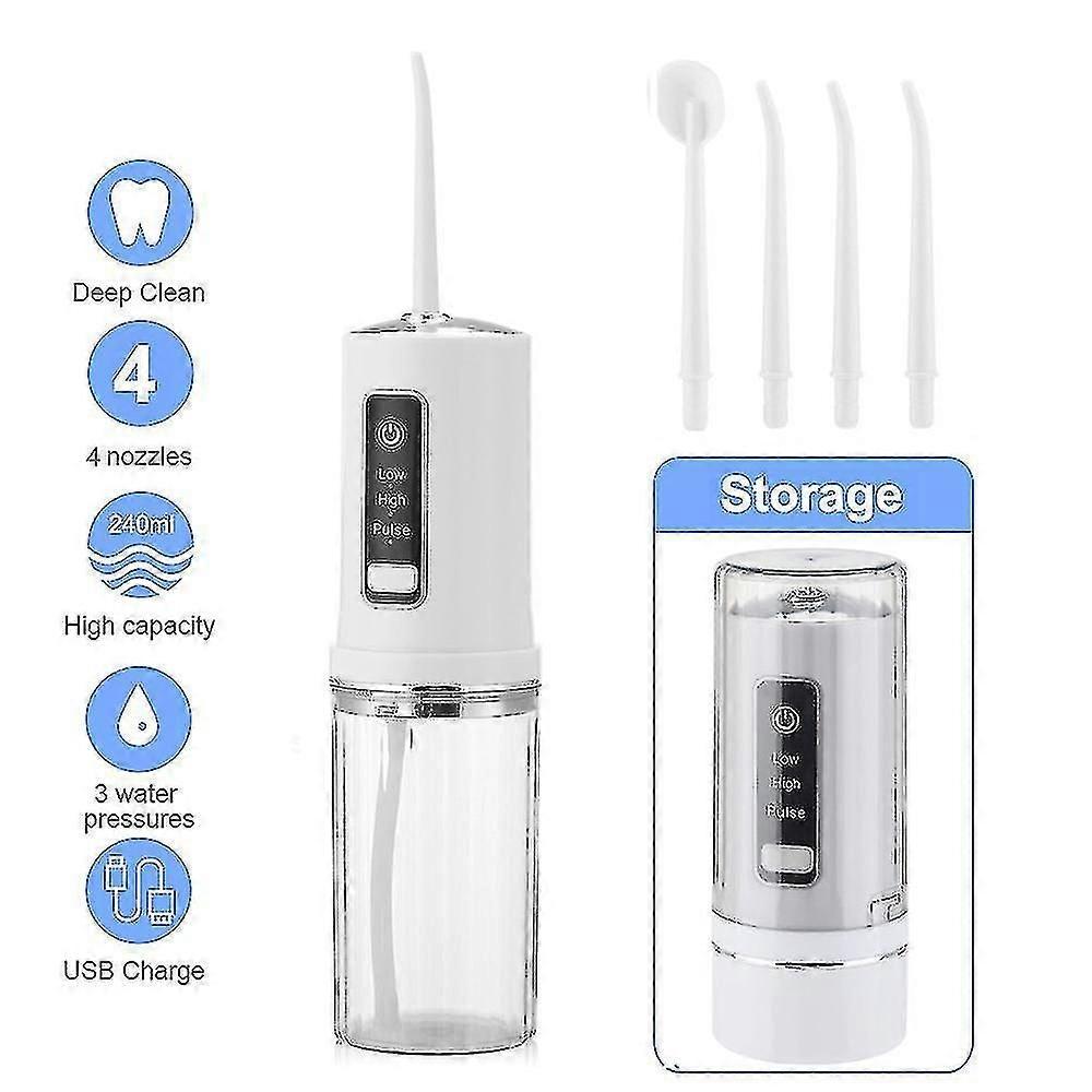 3 Gears Can Be Stored In The Tooth Rinser Household Electric Tooth Cleaner Water Floss Electric Tooth Rinser Tooth Cleaner Hao
