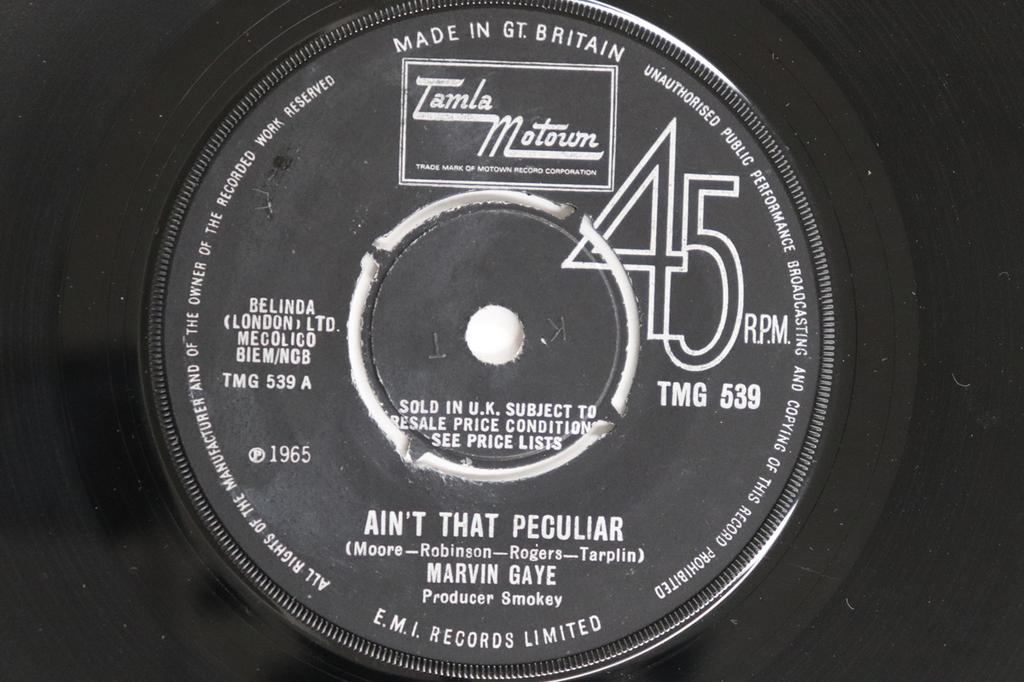 7inch Record MARVIN GAYE - Ain't That Peculiar / She's Got To  TMG539 TAMLA MOTOWN 1965 UK Soul/Funk Used