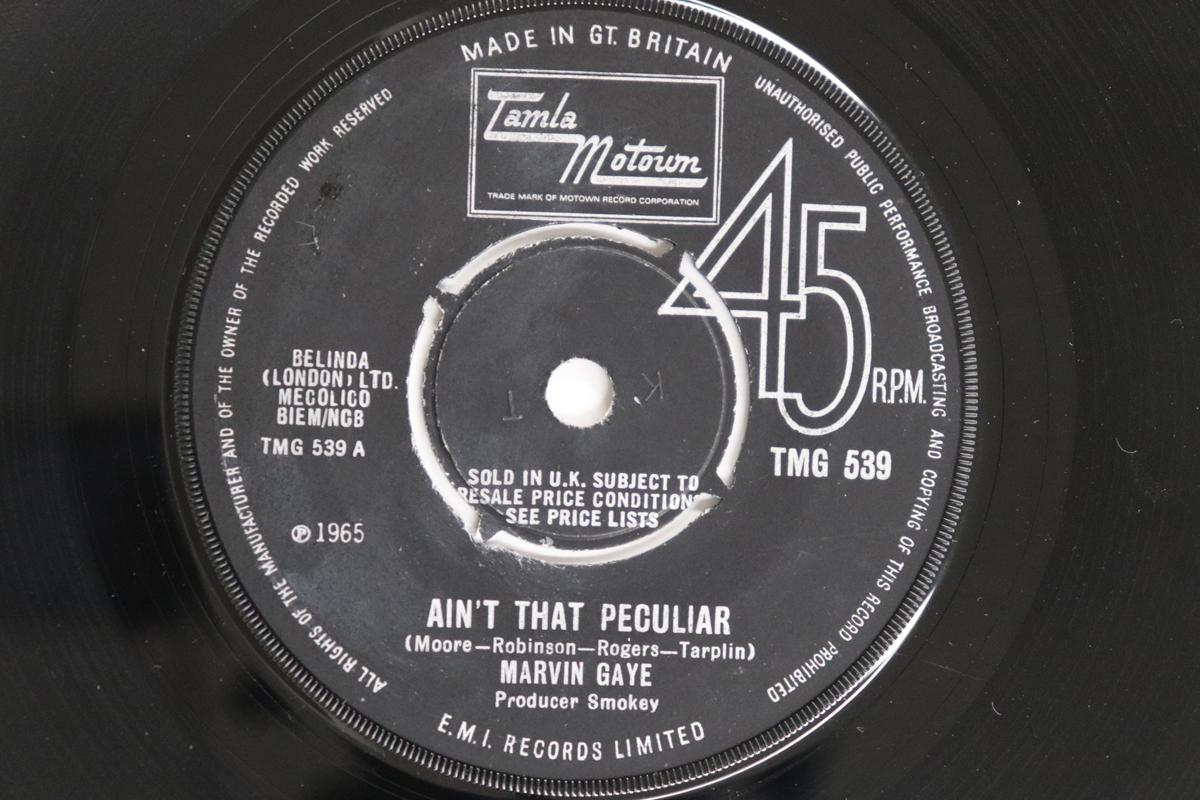 

7inch Record MARVIN GAYE - Ain t That Peculiar / She s Got To TMG539 TAMLA MOTOWN 1965 UK Soul/Funk Used