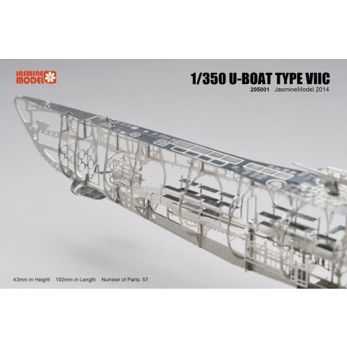 Jasmine Model 1/350 U-Boat Type 7c Metal Kit JSM205001