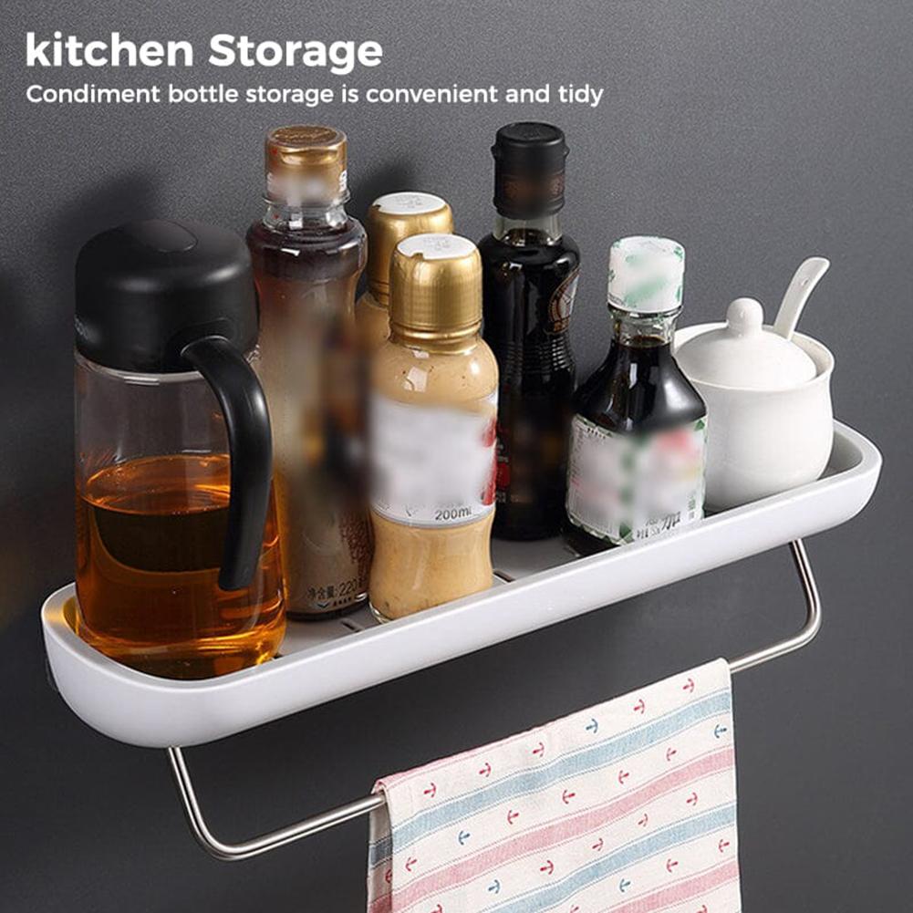 Self-Adhesive Hollow Storage Box Multifunctional Toiletries Shelves For Bathroom Offices