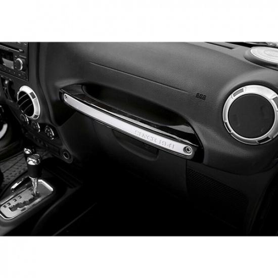 Dash Co-pilot Handle Cover Trim Decor Bezels For Jeep Wrangler JK JKU 2011-17