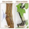 Reptile Climbing Corner Stick with Suction Cups Non-slip Pet Glass Container Habitat Branch for Snakes Lizards Climbing