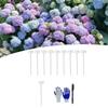 12pcs Plant Label Kit 201 Stainless Steel Garden Plant Label Set With Plastic Stakes For Marking Flowers Vegetables Herbs
