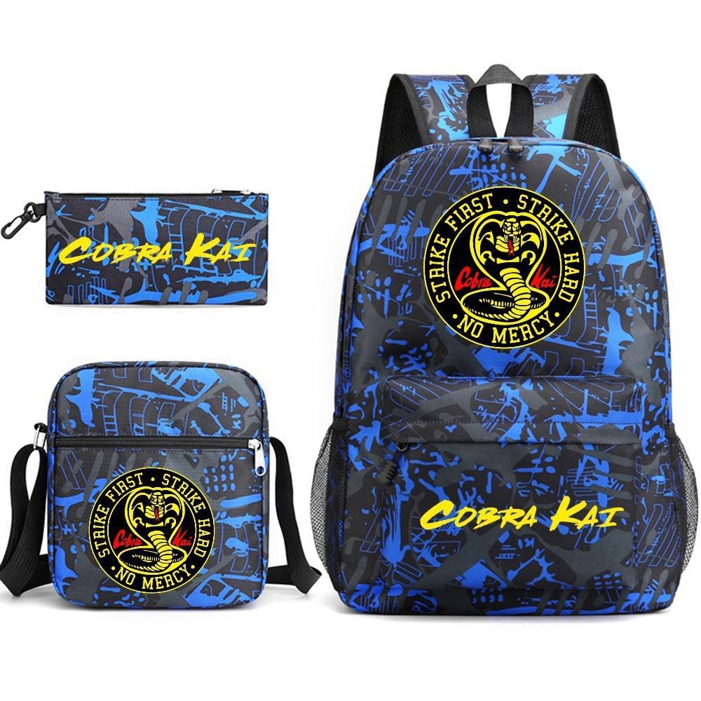 ONE PIECE heat transfer schoolbag primary school student printed backpack large capacity backpack backpack pencil case