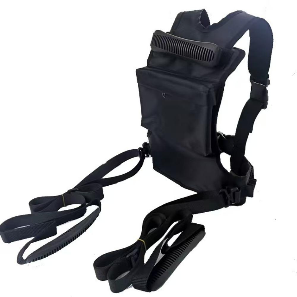 Lightweight Children s Traction Harness Backpack Kids Ski Training Harness  Children Snowboarding чёрный