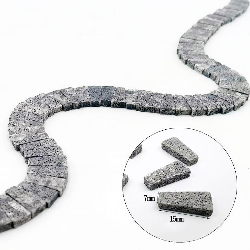 10Pcs Stepping Model Stones Irregular For Garden Pathway Walkway,Miniature Outdoor Landscaping Decorative Step Rocks
