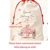 Personalised Christmas Eve Box Nutcracker Ballerina Gift Bag Ballet Gift Bag for Girls Special Delivery Christmas Santa Sack