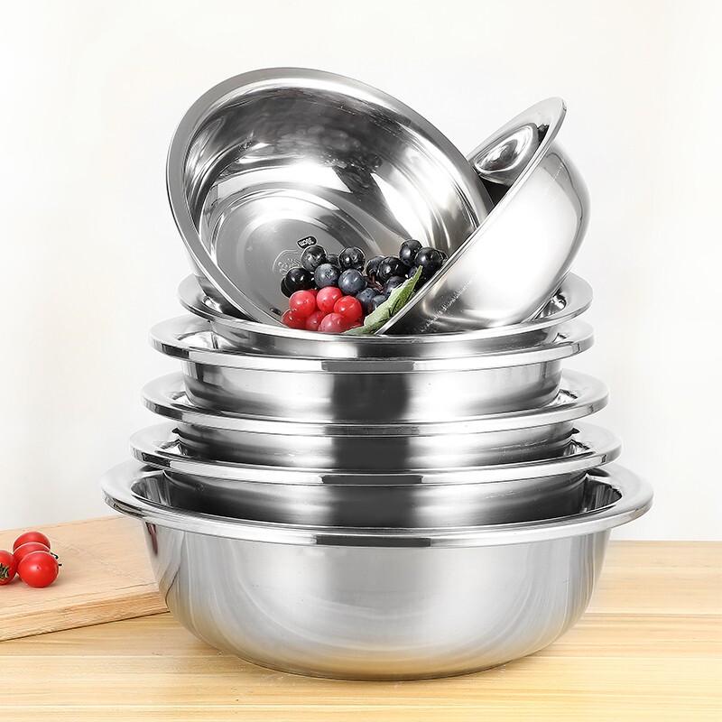 Homeglen 304 Stainless Steel Extra Large Round Kitchen Basin