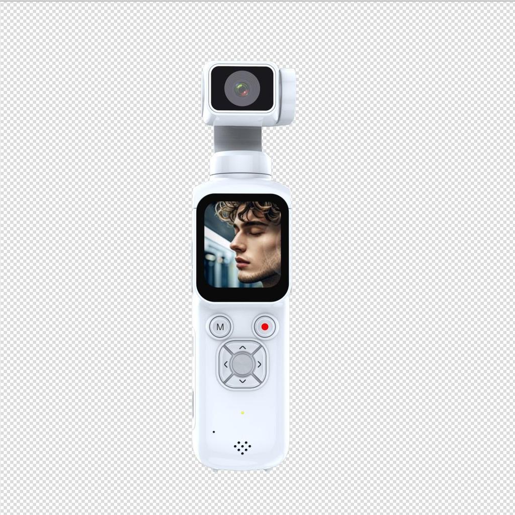 Smart Handheld Gimbal Camera with Motion Follow and Anti-Shake for Vlogging