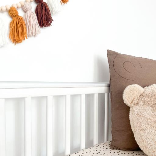 Culla per bambini in legno 2 in 1 con cassetto + divanetto - 120x60 cm bianco