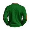 Mens Christmas Sweater Zip Up Sweatshirts Vintage Knit Graphic Sweatshirt Xmas Stand Collar Pullover