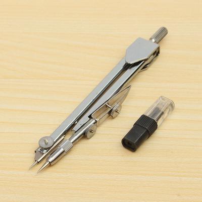 1 adet Metal çizim araçları çizim matematik okul pusulaları kalem dolum kırtasiye ile Set