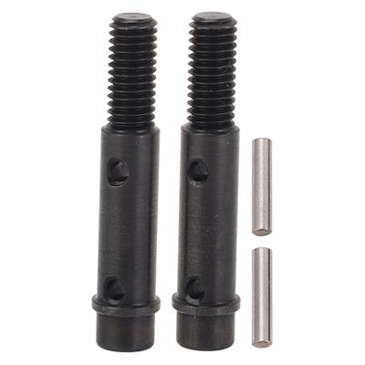 2PCS Rear Drive Shaft Alloy CNC Fine Machining Rear Short Axle Replacement 110 Scale RC Car Model