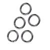 5 Pack Zinc Alloy Round    Snap Hooks, Hook Key Chain Clips, Secure Locking Buckle for Key   Tool Attachment